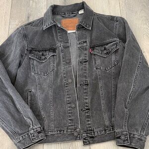 Levi's Washed Black Denim Jacket